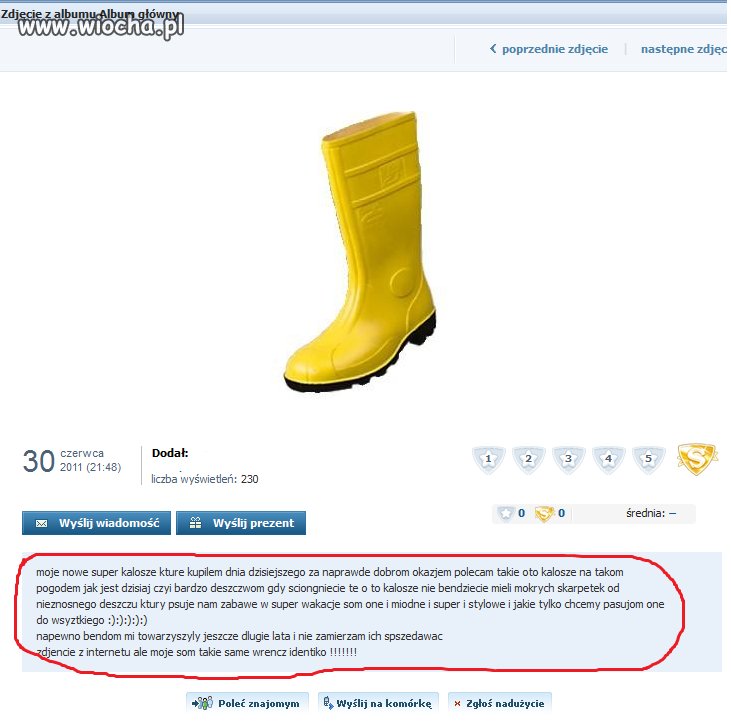 Kalosze Top Modne