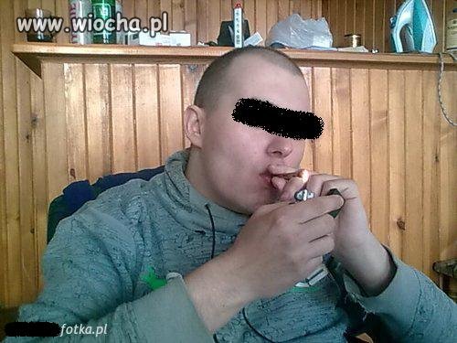 Szpan opalania lufki na fotce...