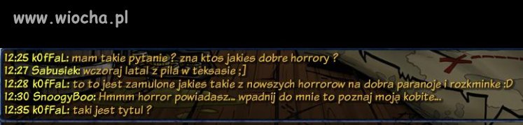 Horror?