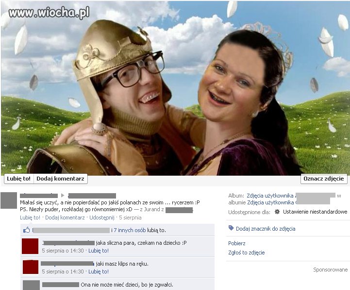 "Księżniczka" ze swoim "Księciem"