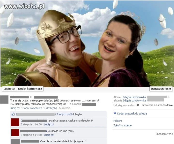 "Księżniczka" ze swoim "Księciem"