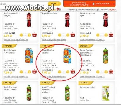 Nie ma to jak przecena z 6,99zł na 7,99zł