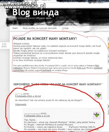 Założyła Bloga, a nie nauczyła się pisać 