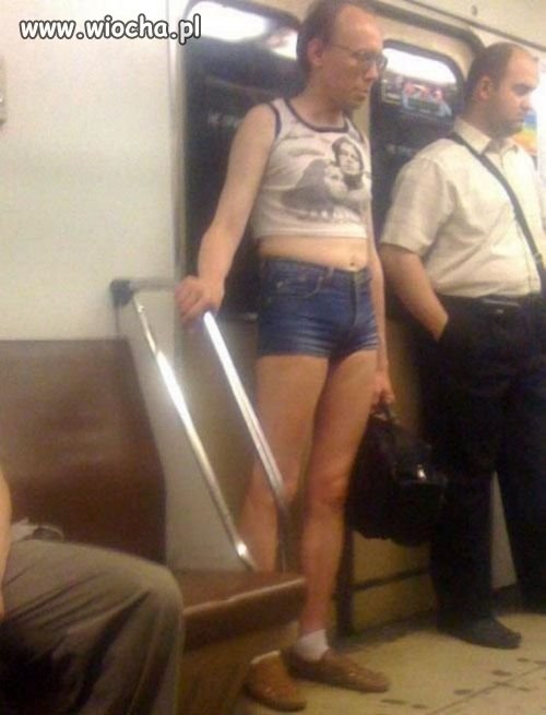 Takie tam, w metrze. 