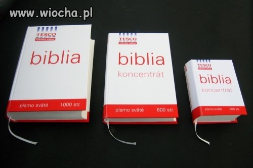 Świete księgi TESCO...