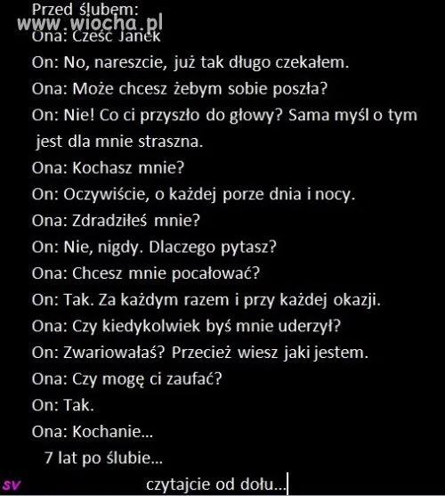 Przed i po ślubie