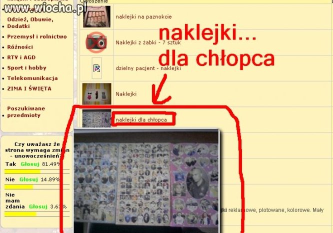 Naklejki dla chłopca.