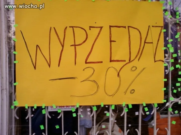 "Wypżedaż"