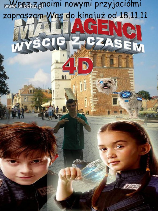 Podpis pod zdjęciem: ja z moimi nowymi kolegiami