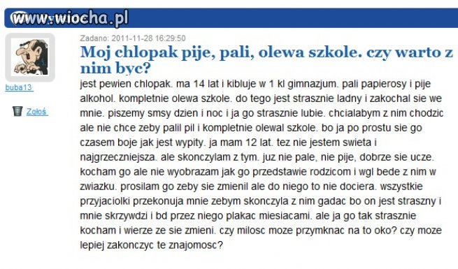 Bo dzisiejsza młodzież tylko tak potrafi
