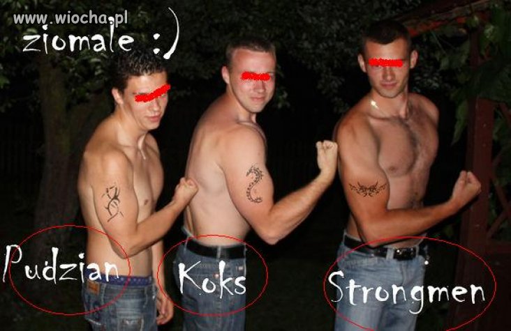 Siłaczę z tatoo na bickach ?