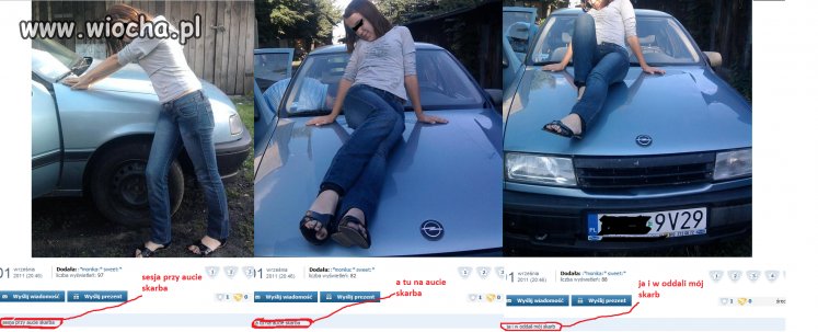 Sesja przy aucie... bez przesady 