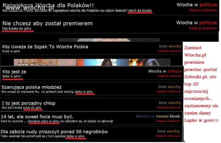 Wiocha na Wiocha.pl