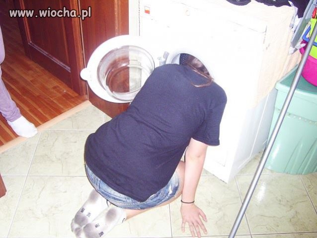 Pralkę ma....