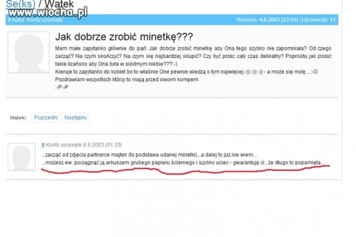 Nie ma to jak dobra...