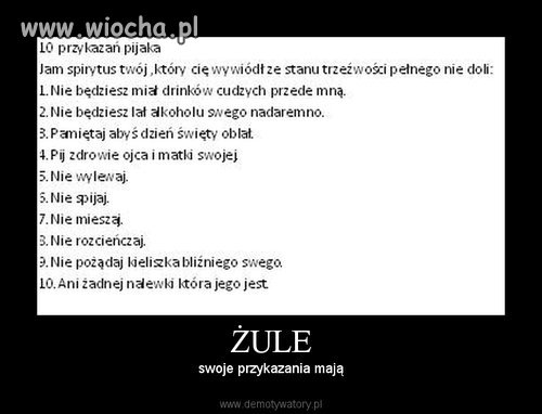 10 Przykazań!
