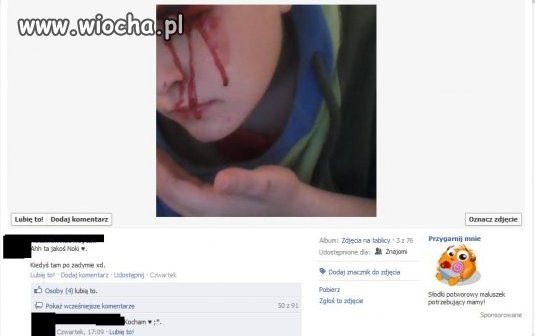 Nie ma to jak się pochwalić na Facebook'u 