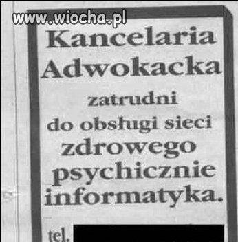 Duże wymagania