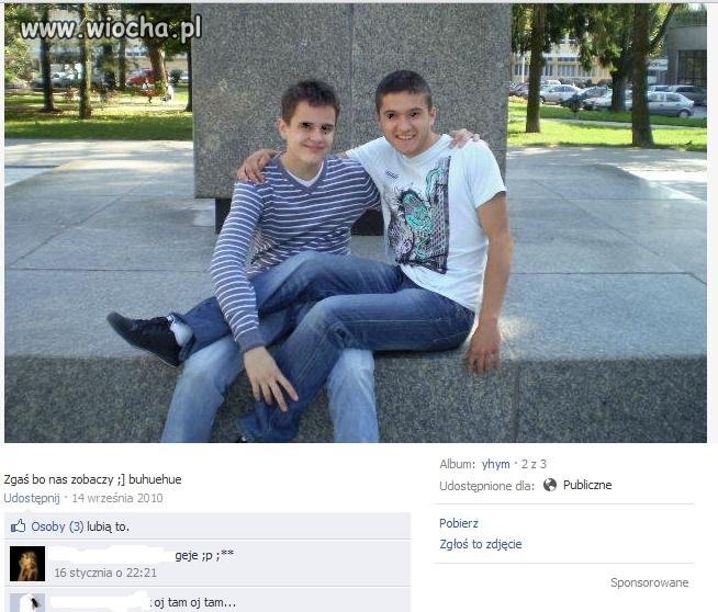 Urok młodej pary gejów.
