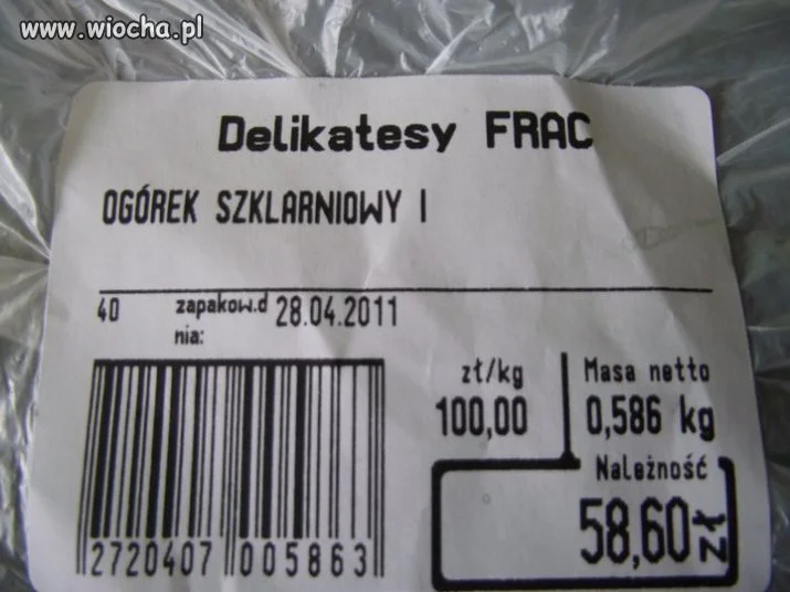 OGÓREK SZKLARNIOWY I