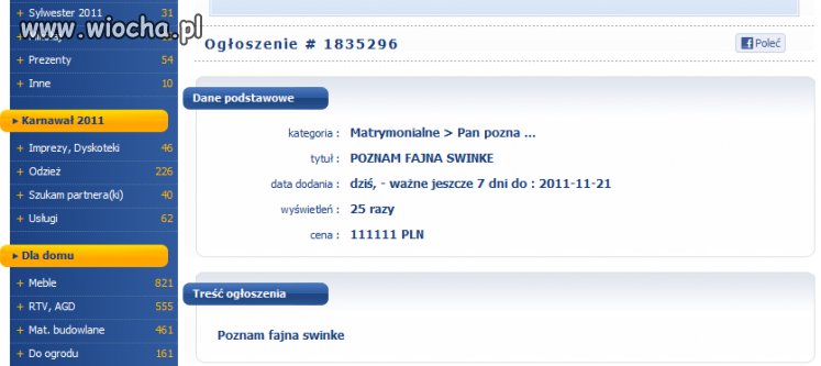Miły pan, pozna fajna świnke...
