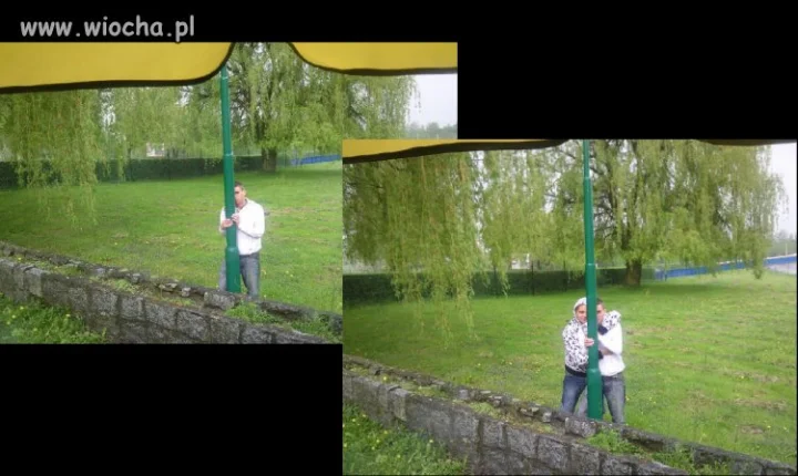 Sesja ze słupem. 