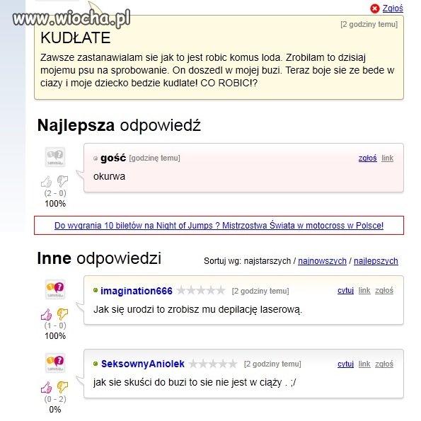 Kto głosuje, że zajdzie z pieskiem??