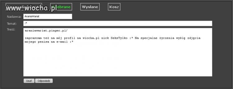 Arania Wariat wyśle Ci... penisa