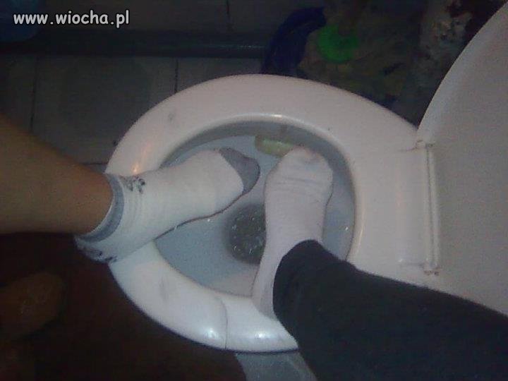 Wietrzenie skarpet