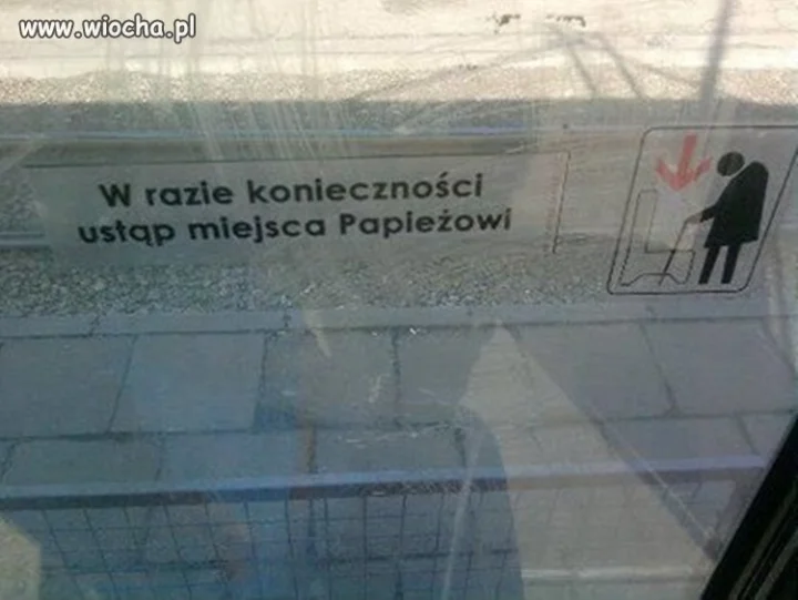 Ustąp miejsca.