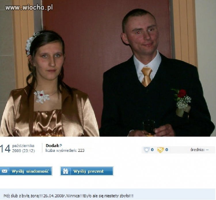 "Mój ślub z byłą żoną"