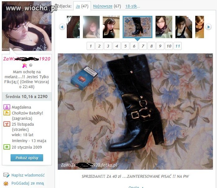 Sprzedam buty - może jakiś facet się skusi
