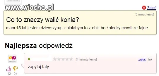 No właśnie co to znaczy...