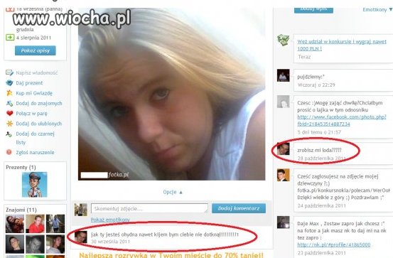 Najpierw pisze, że kijem by jej nie dotknął