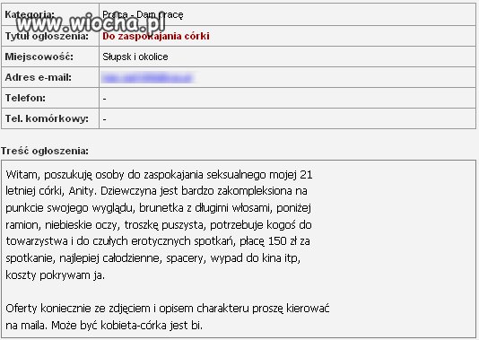 Dla córki