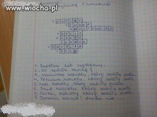 Mostowiakowa krzyżówka