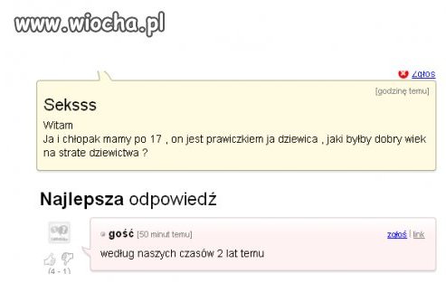 Według naszych czasów...