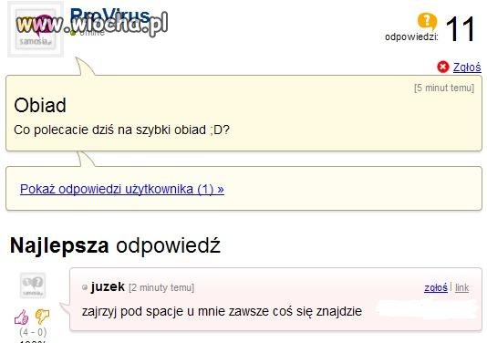 Co na obiad?