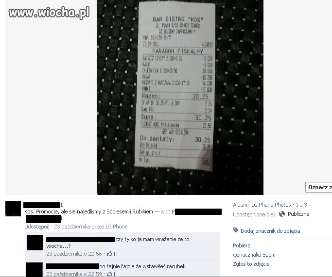 Lans na Paragon Fiskalny...