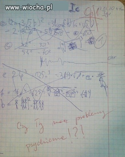 No chyba...Ma problemy psychiczne 