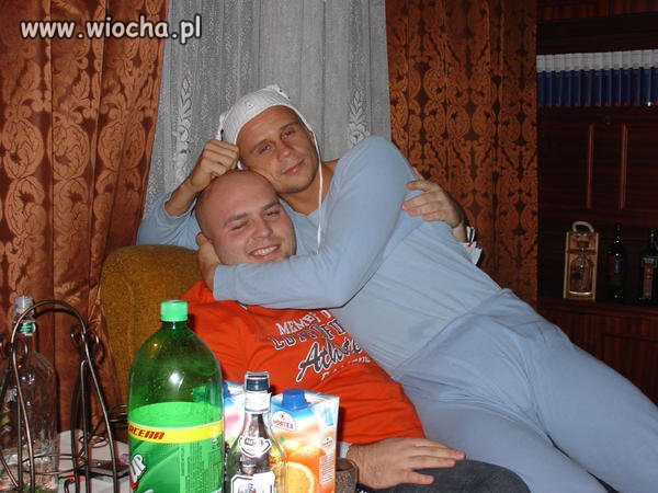 Ja z Krzysiem kiedy byłem dzidziusiem