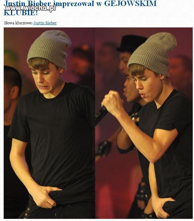 Justin Bieber imprezował w gejowskim klubia