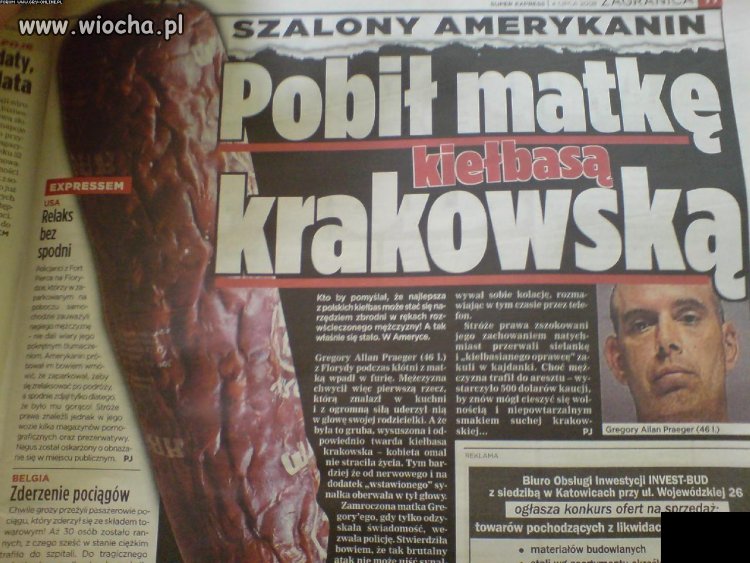 Każy przedmiot w rękach wariata