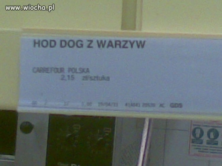 HOD Dog i do tego z Warzyw