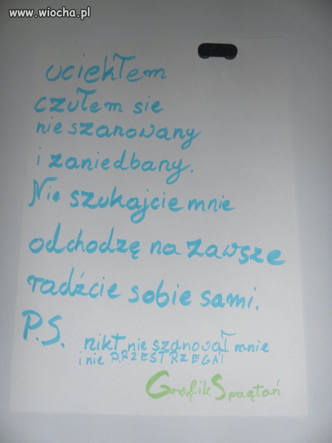 Nie dał rady i nawiał