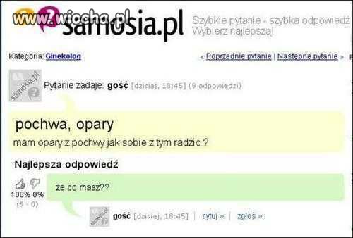 Opary z pochwy 