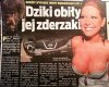 Dziki obiły jej...