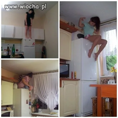 Takie tam na lodówce.