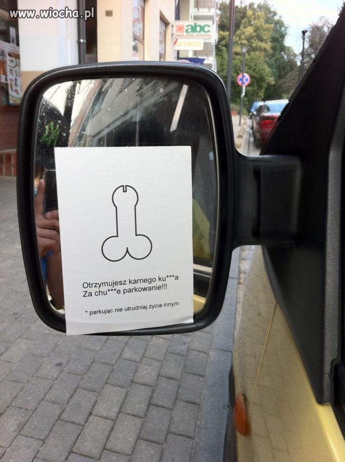 Złe parkowanie 