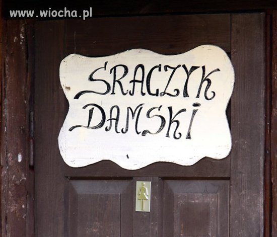 Nietypowa nazwa kibelka